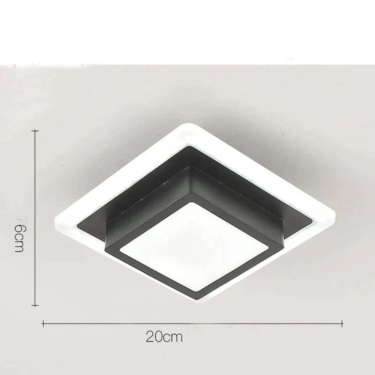 Kathleen Modern Acrylic LED Ceiling Light – Ultra-Thin Flush Mount Lamp for Home & Office