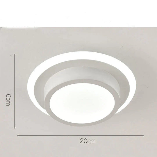 Kathleen Modern Acrylic LED Ceiling Light – Ultra-Thin Flush Mount Lamp for Home & Office