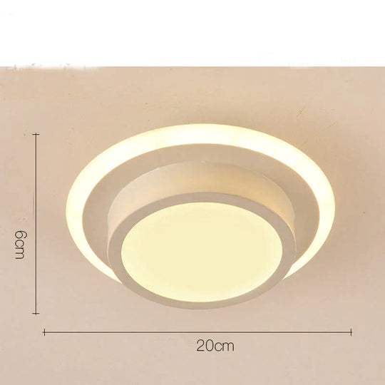 Kathleen Modern Acrylic LED Ceiling Light – Ultra-Thin Flush Mount Lamp for Home & Office