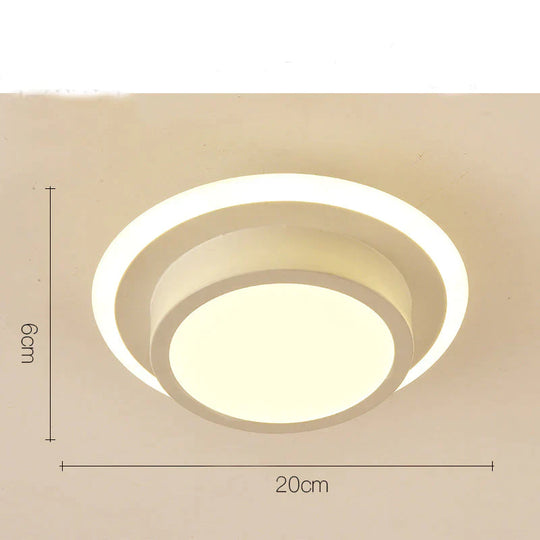 Kathleen Modern Acrylic LED Ceiling Light – Ultra-Thin Flush Mount Lamp for Home & Office