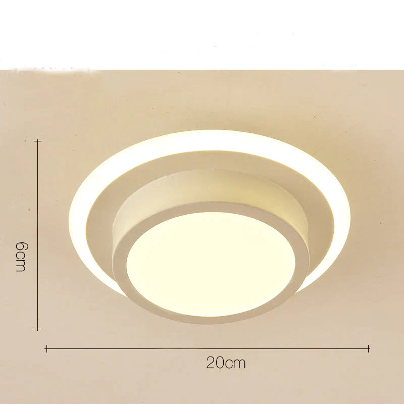 Kathleen Modern Acrylic LED Ceiling Light – Ultra-Thin Flush Mount Lamp for Home & Office