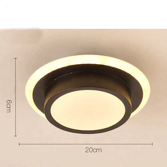 Kathleen Modern Acrylic LED Ceiling Light – Ultra-Thin Flush Mount Lamp for Home & Office