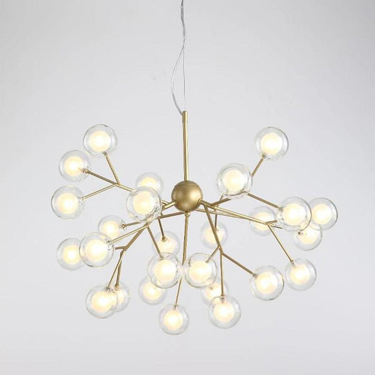 Artistic Branches Glass LED Modern Chandelier