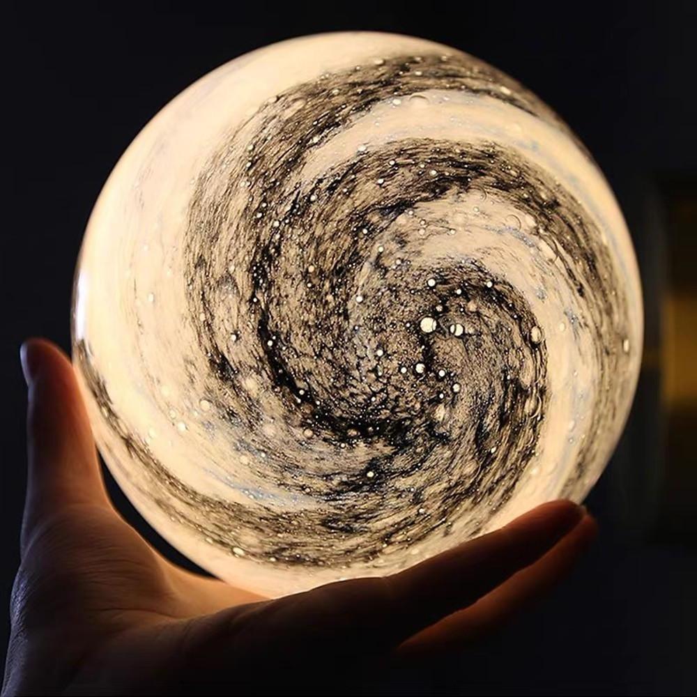 Distressed Globe Hallway Pendant Light Metal Acrylic Ceiling Lights