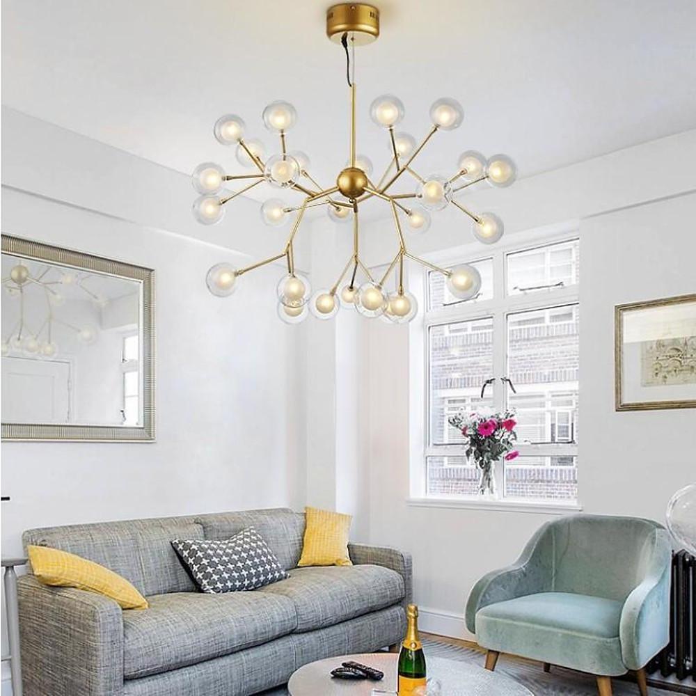 Artistic Branches Glass LED Modern Chandelier