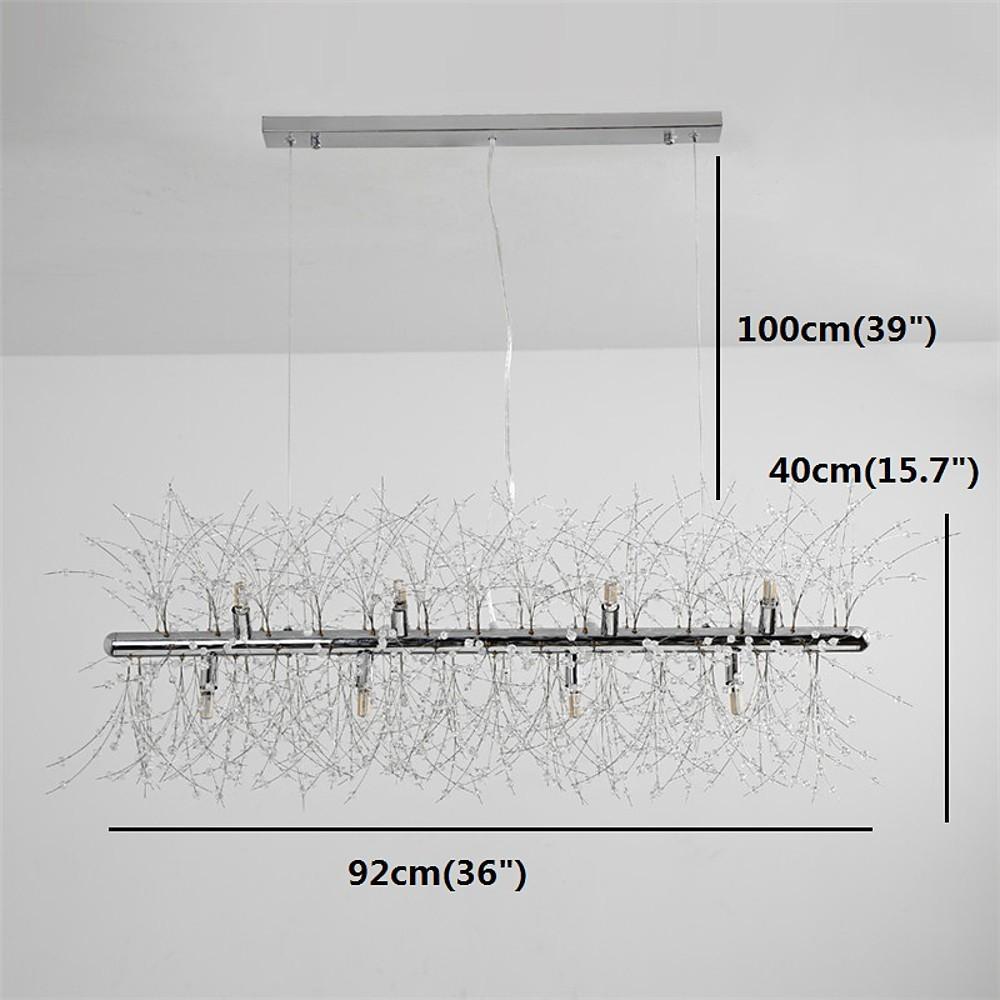 Dazzling Crystal LED Modern Chandelier – Pendant Hanging Lamp