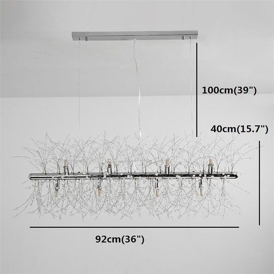 Dazzling Crystal LED Modern Chandelier – Pendant Hanging Lamp