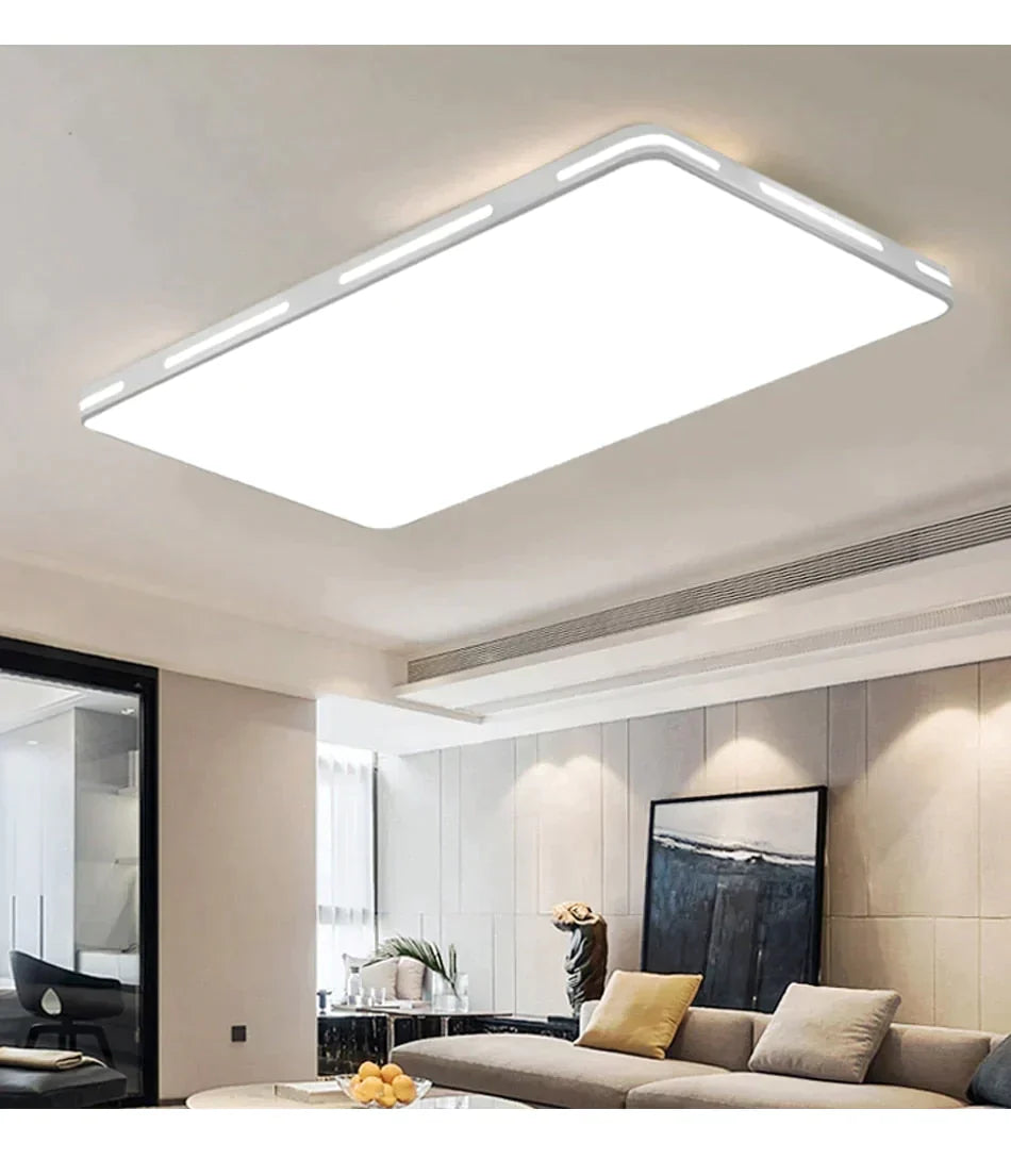 Leah -Modern LED Ceiling Light Lamp Lighting Fixture Surface Mount Flush Remote Control Dimmable 18W 48W Living Room Bedroom Balcony