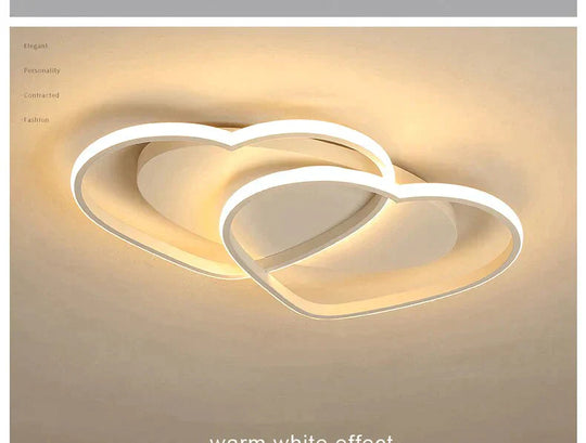 Led Chandelier Ceiling Lamp Modern Lighting Plafondlamp Heart-shaped Light For Living Room Kidsroom Restaurant Bathroom