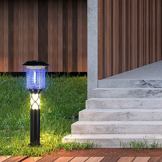 Dual Function Solar LED Mosquito Lamp Outdoor Waterproof Light