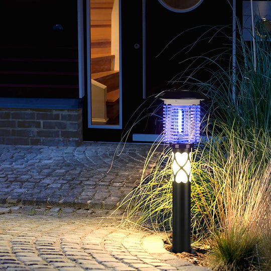 Dual Function Solar LED Mosquito Lamp Outdoor Waterproof Light