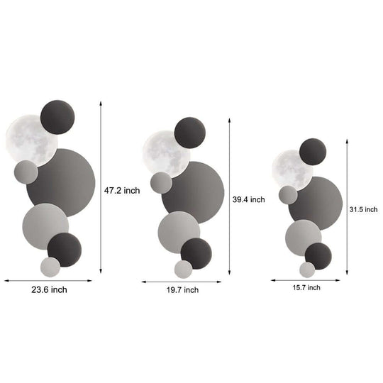 Lunar Glow Round LED Wall Sconce