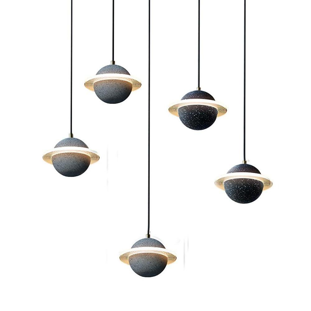 Saturn Acrylic LED Modern Pendant Ceiling Light