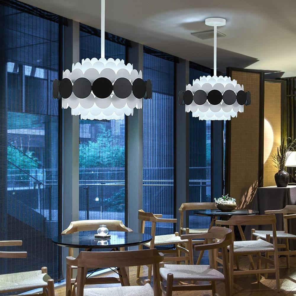 Circles Frills Blue Pendant Light – Metal Stylish Ceiling Light