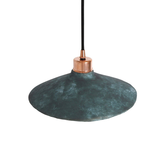 Alexa Ceramic Pendant Light 28cm, Blue Earth