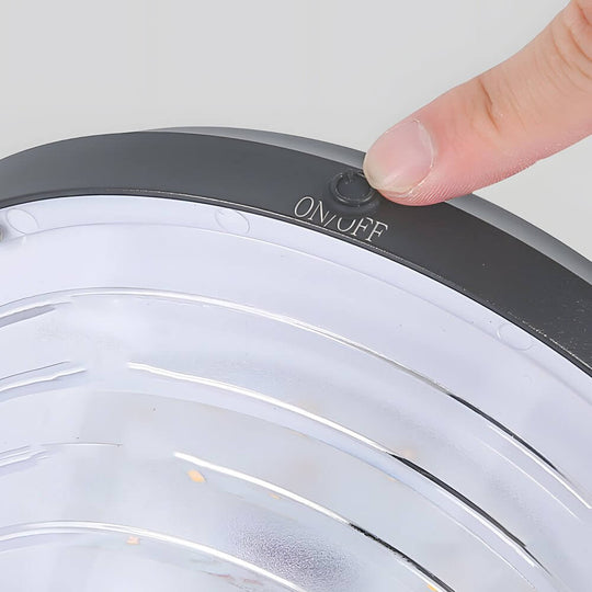 Modern Black LED Solar Pathway Light – 27.6" with Frosted Lampshade