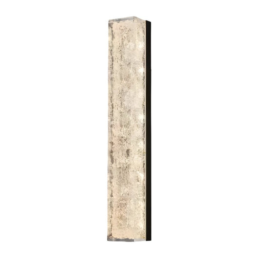 Modern Brass LED Rectangle Resin Wall Sconce