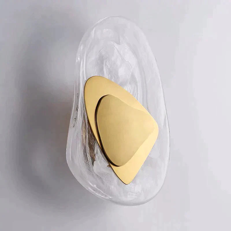 Modern Creative Minimalist Glass Wall Lamp for Study Room Bedroom Bedside Lighting