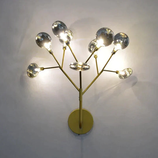 Modern firefly Tree Branch LED Wall Light for Bedroom Study Room