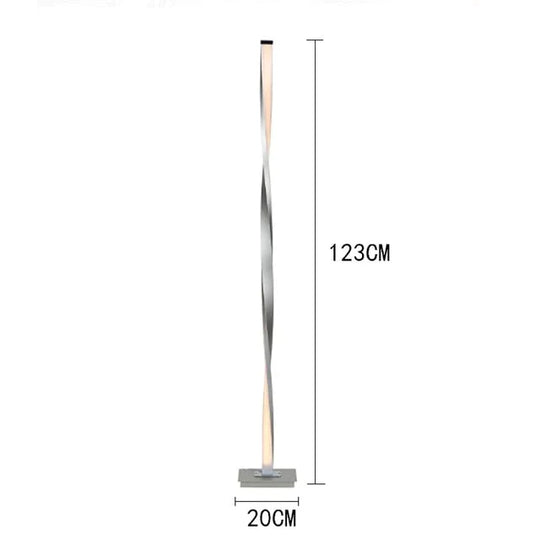 Modern Free Standing Lamps for Living Room Aluminum Floor Lamp Study Beside Lamp Stand Home Deco Lamp Floor Led Dimmable Lights