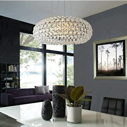 Modern Glass Plated Pendant Lamp LED E27 Pendant Light Fixture For Kitchen Lights Living Room Hotel Hall Restaurant Parlor