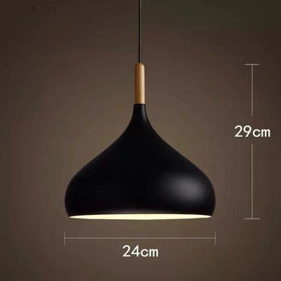 Modern Hanging Ceiling Lamps Wood Aluminium E27 Pendant Lights, Dining Room Table Bedside Kitchen Decoration Lighting
