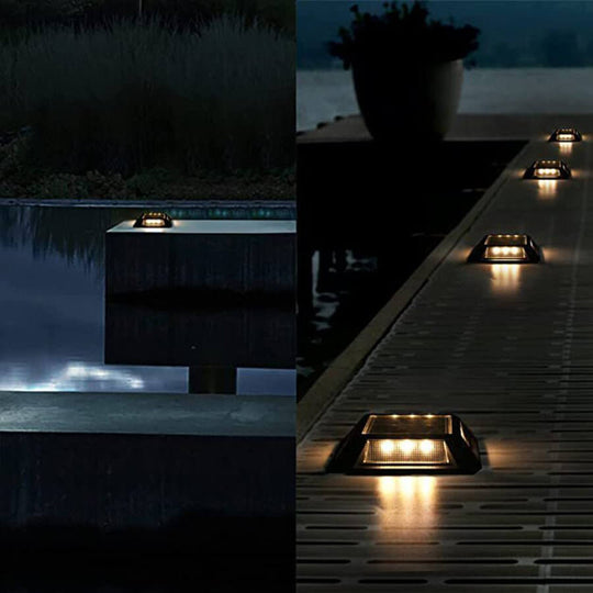 Heavy-Duty Solar LED Deck Lights Waterproof