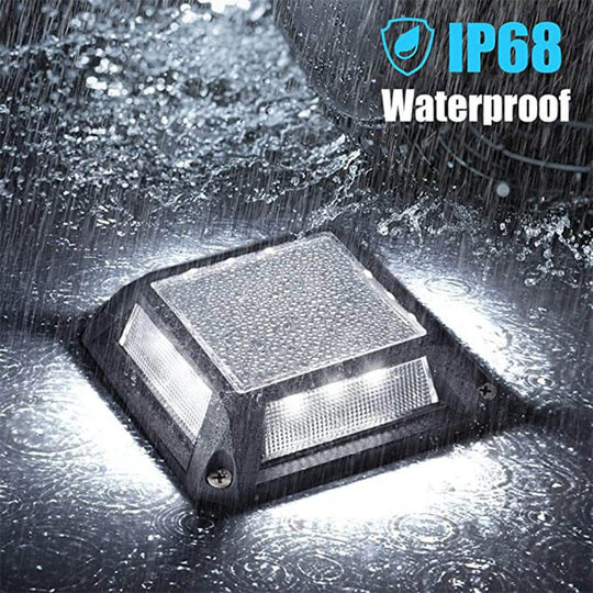 Heavy-Duty Solar LED Deck Lights Waterproof