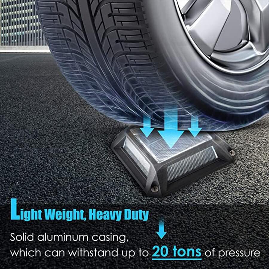 Heavy-Duty Solar LED Deck Lights Waterproof