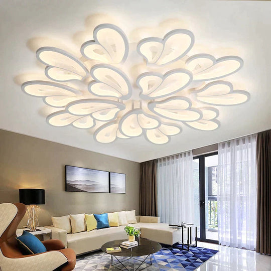 Modern Led Chandelier With Remote Control Acrylic Lights For Living Room Bedroom Home Lighting Ceiling Fixtures