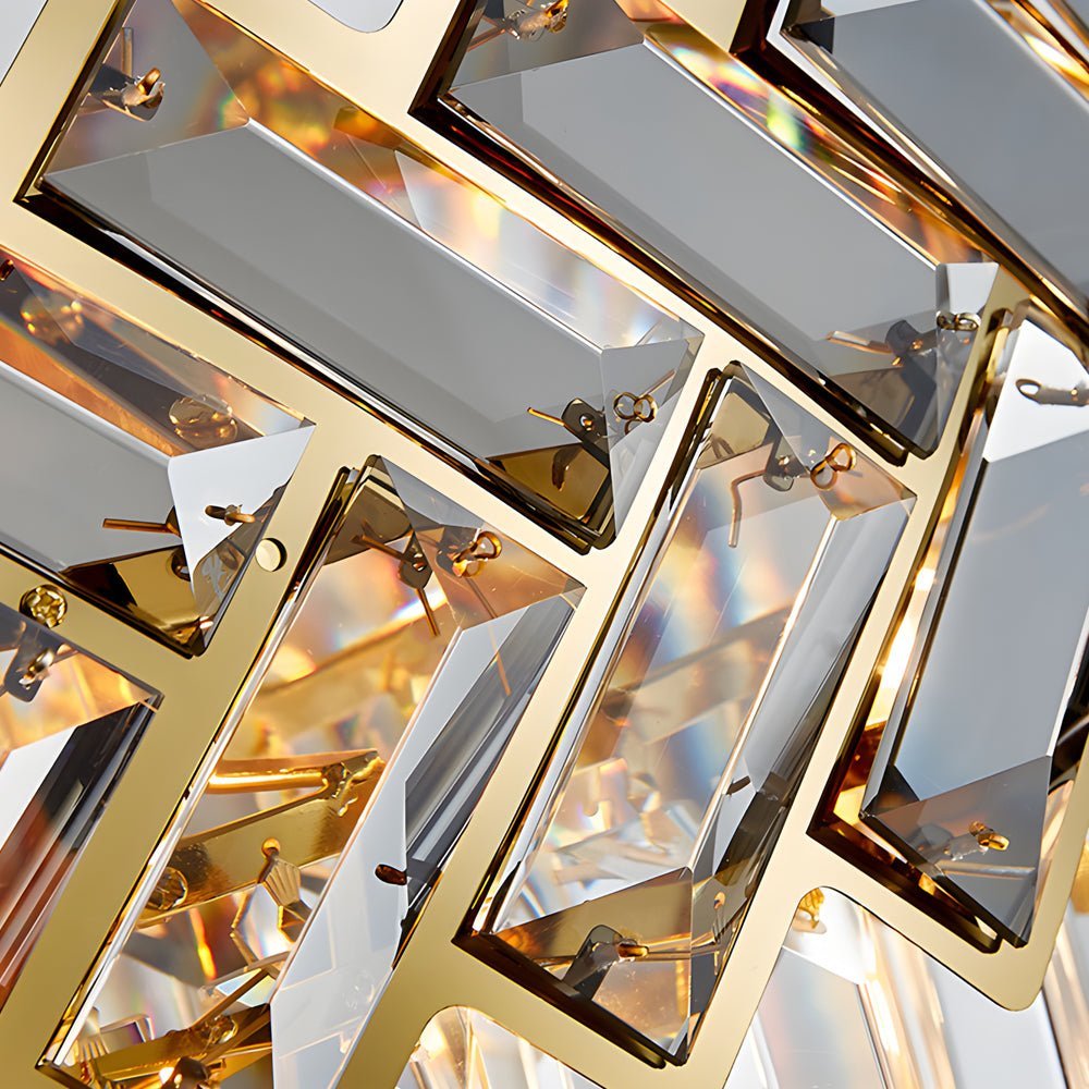 Modern LED Dimmable Dining Room Crystal Chandelier – Round or Rectangle