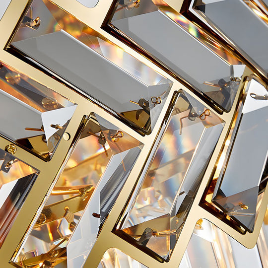 Modern LED Dimmable Dining Room Crystal Chandelier – Round or Rectangle