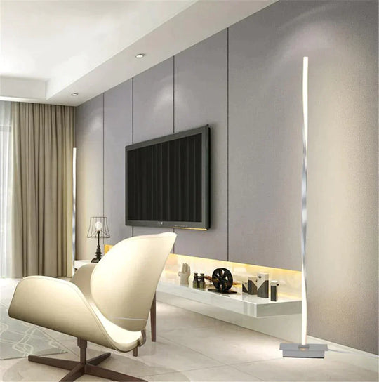 Modern LED Floor Lamp for Living Room Standing Pole LED Floor Light for Bedrooms Offices Bright Dimmable Table Lamp Indoor Decor