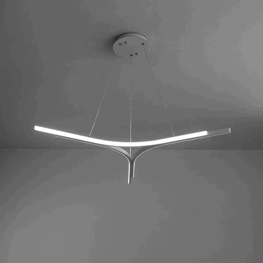Modern Led Pendant Lights Living Room Restaurant Hang Lamp Aluminum Remote Control Dimming Hanging Lighting Fixture Kitchen Lamp
