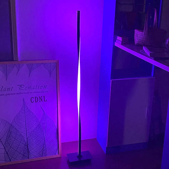 Modern LED RGB Floor Lights Lighting Living Room Bedroom Decor Floor Lamp Bedside Standing Lamp Nordic Indoor Standing Lighting