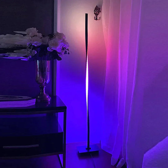 Modern LED RGB Floor Lights Lighting Living Room Bedroom Decor Floor Lamp Bedside Standing Lamp Nordic Indoor Standing Lighting
