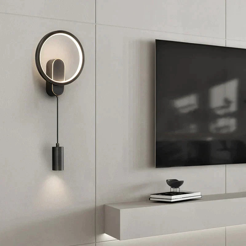 Modern Nordic LED Wall Lamp For Bedroom Black/Gold