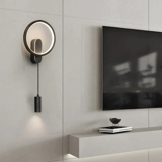 Modern Nordic LED Wall Lamp For Bedroom Black/Gold