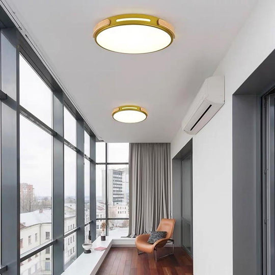 Minimalist Round Design LED Flush Mount Ceiling Light