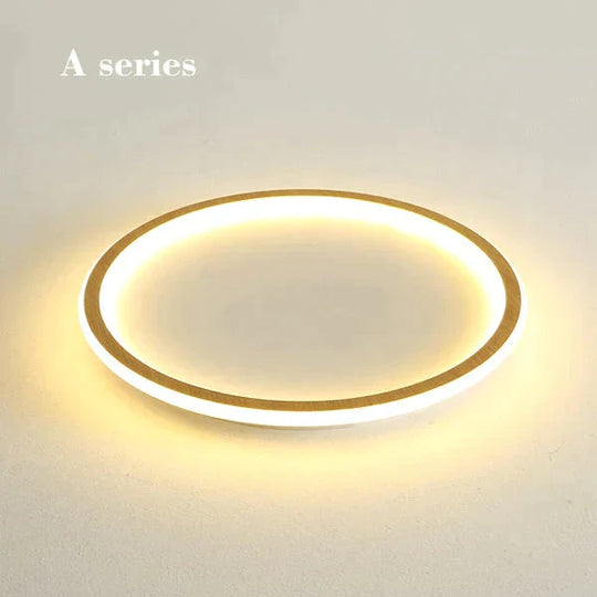 New modern black,white ultra-thin led ceiling light rectangular, round bedroom lamp living room lamp led ceiling lamp