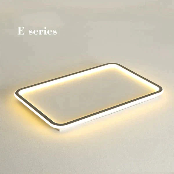 New modern black,white ultra-thin led ceiling light rectangular, round bedroom lamp living room lamp led ceiling lamp