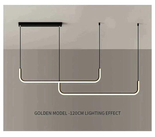 Nora - Linear LED Ceiling Chandelier
