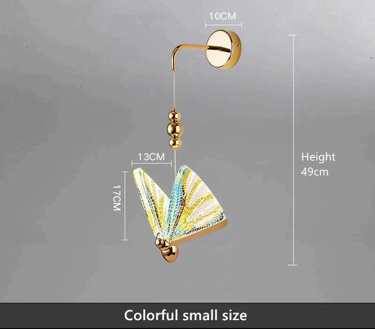 Nordic Butterfly Led Wall Light for Bedroom