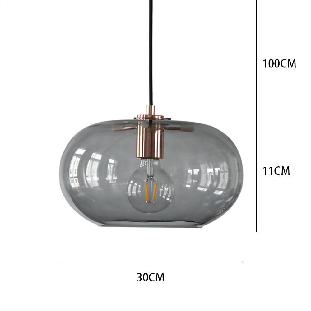 Artistic Electroplated Glass LED Nordic Pendant Light