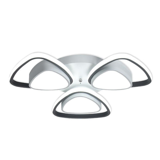 Unique Geometric LED Metal Flush Mount Ceiling Light