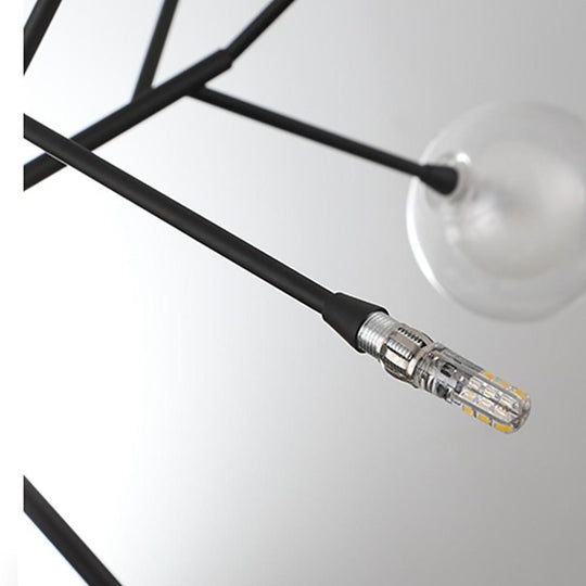 Artistic Branches Glass LED Modern Chandelier