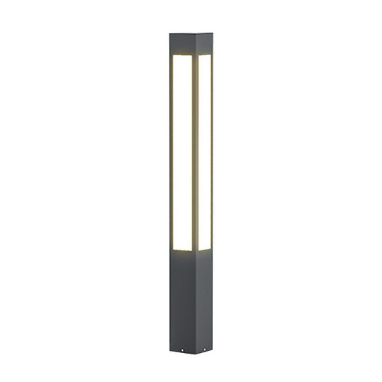 Outdoor Bollard Light Waterproof Garden Solar LED Landscape Lighting