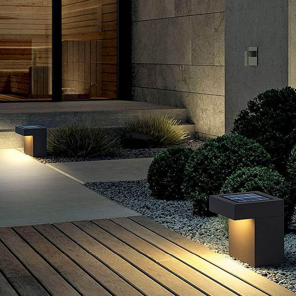 Eco-Friendly Modern Outdoor LED Path Lamp in Minimalist Design
