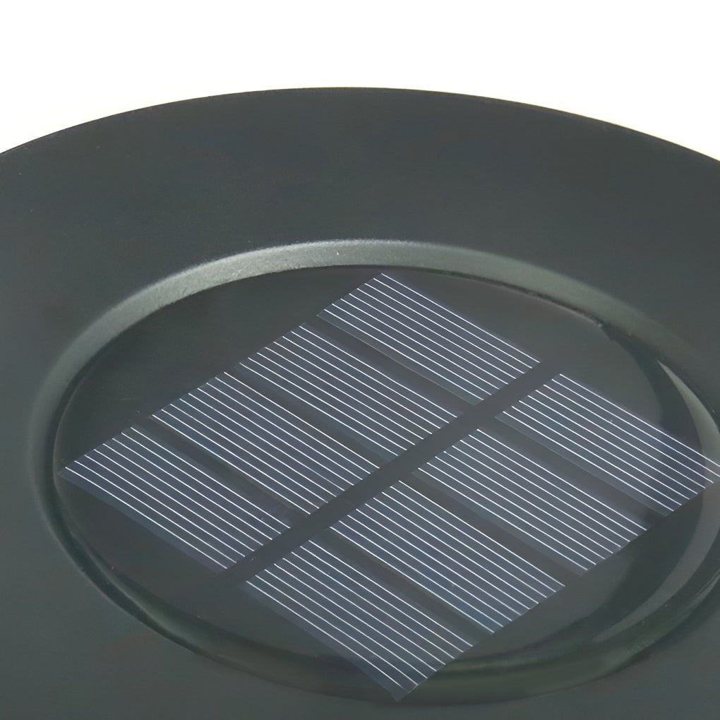 Outdoor Solar LED Post Light with Water Glass Lens