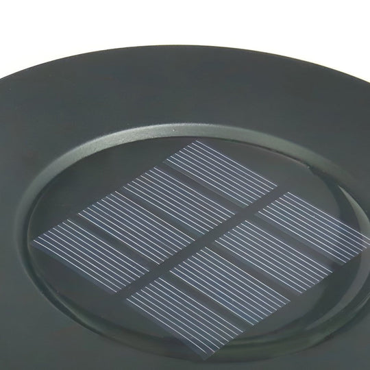 Outdoor Solar LED Post Light with Water Glass Lens